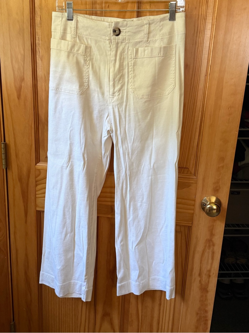 Anthropologie Maeve Colette Linen-Blend Pants